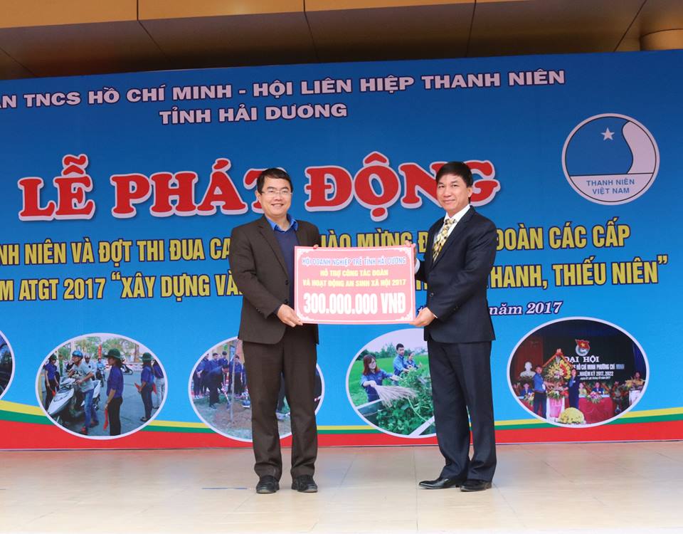 DNT Hải Dương đồng hành cùng Tháng Thanh niên 2017 và đợt thi đua đặc biệt chào mừng Đại hội Đoàn các cấp năm 2017